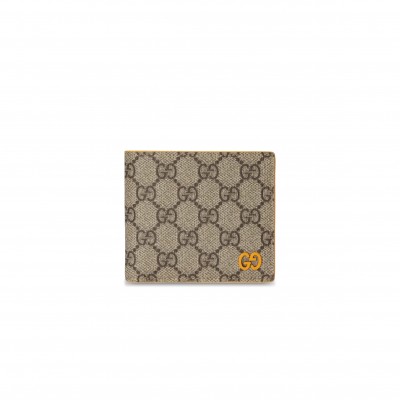 GUCCI YELLOW INTERIOR GG COIN WALLET 768244 (21*9cm)